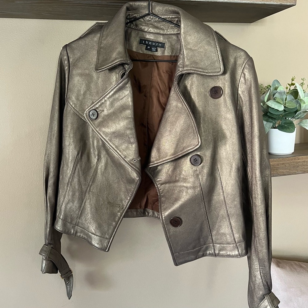 theory leather jacket